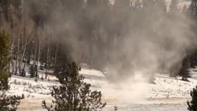 Raro “tornado de neve” é flagrado em vídeo nos EUA; veja as imagens