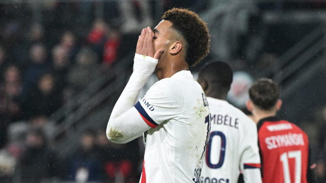 Hecatombe total. PSG humilhado frente ao Rennes e pode perder liderança