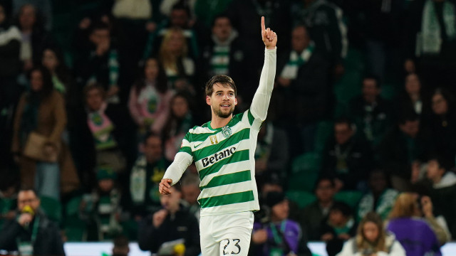 Daniel Bragança e o golo pelo Sporting: