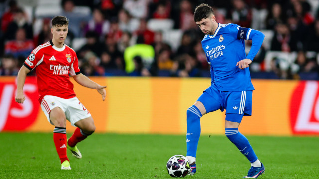 Benfica faz queixa na UEFA por conduta violenta de Fede Valverde