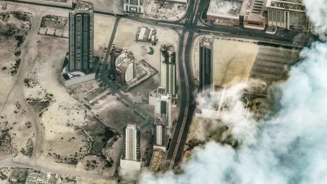 Sistemas de navegação aérea no Bahrein visados por drones iranianos