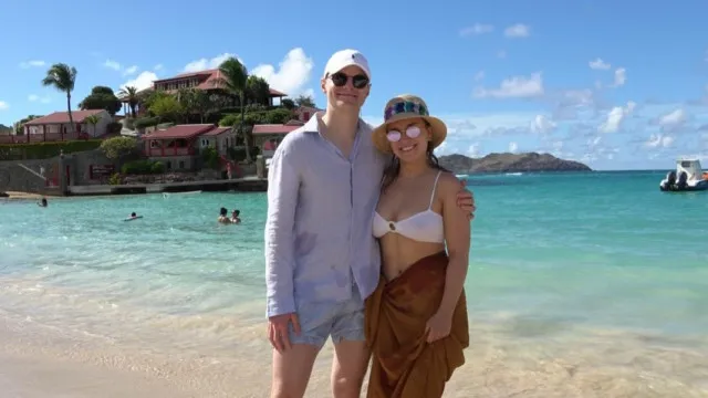 
                    Vogue Williams e Spencer Matthews: As férias em família no paraíso
                