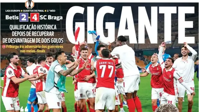 Por cá: Sp. Braga vira "Bragão" e FC Porto é "traído"