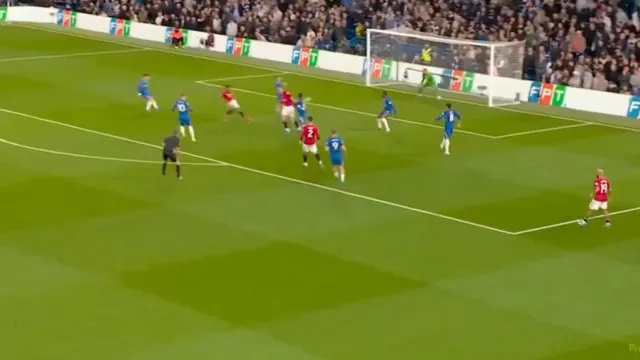 Foi assim que Bruno Fernandes assistiu no triunfo United ante o Chelsea