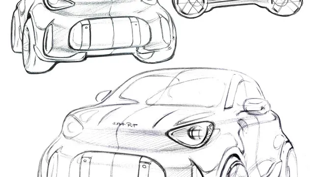 
                    Smart volta às origens. Estes são os esboços do Concept #2
                