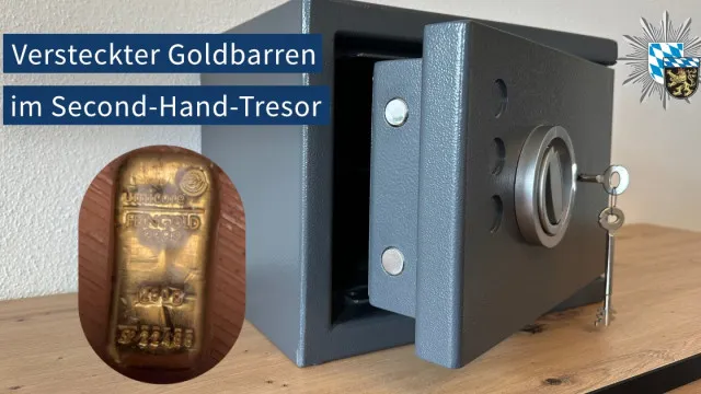 
                    Alemão compra cofre por 15€ e encontra barra de ouro lá dentro
                