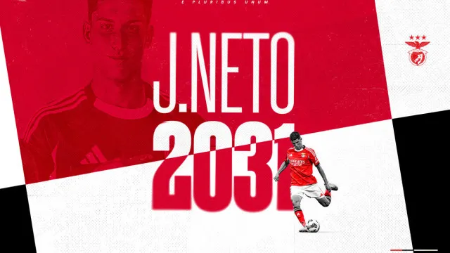 Oficial: Benfica renova contrato José Neto até 2031