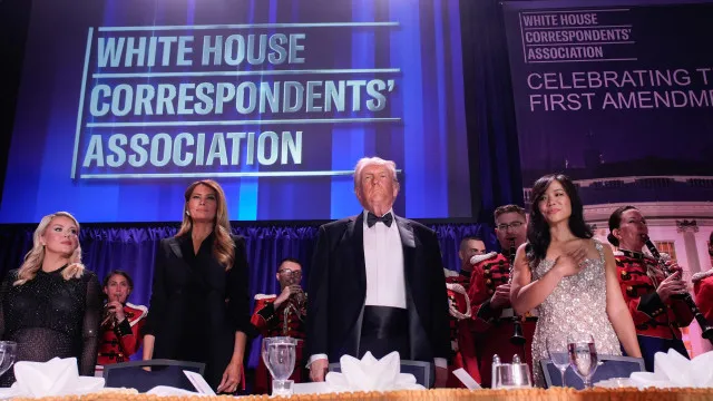 
                    Trump confirma presença em novo Jantar de Correspondentes da Casa Branca
                