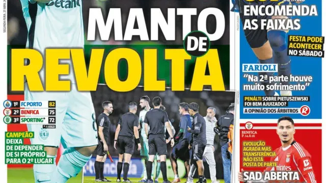 
                    Por cá: Campeão à vista, manto de revolta e Lubekabio com futuro definido
                