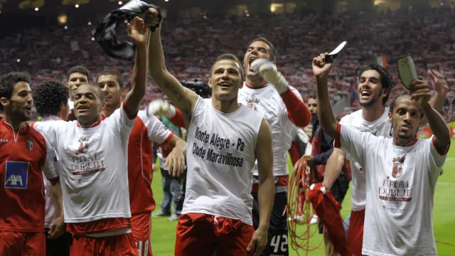 
                    Sp. Braga eliminou Benfica na única presença nas 'meias' da Liga Europa
                