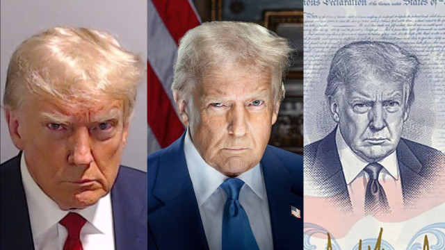 Se não é, parece... Passaportes vão ter fotografia de detenção de Trump?