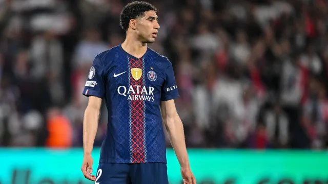 Hakimi lesiona-se e é baixa para a visita do PSG ao Bayern Munique