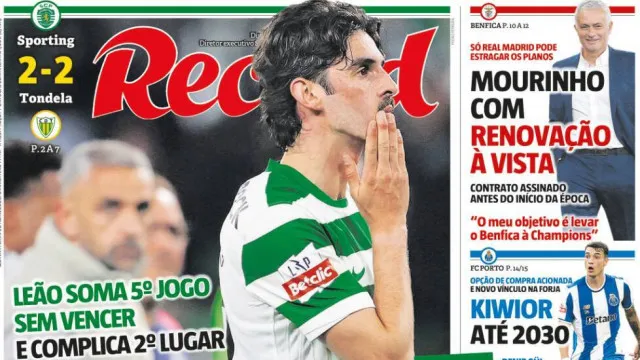 Por cá: Sporting despede-se do título e Mourinho com renovação à vista
