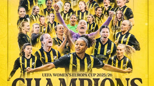 Hacken vence edição inaugural da Taça Europa feminina frente ao Hammarby