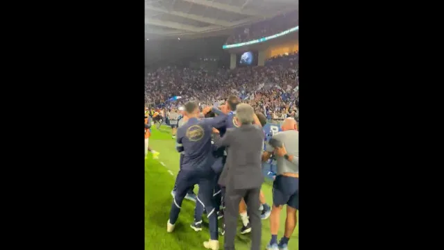 FC Porto campeão. Apito final no Dragão e Farioli foi 'engolido'