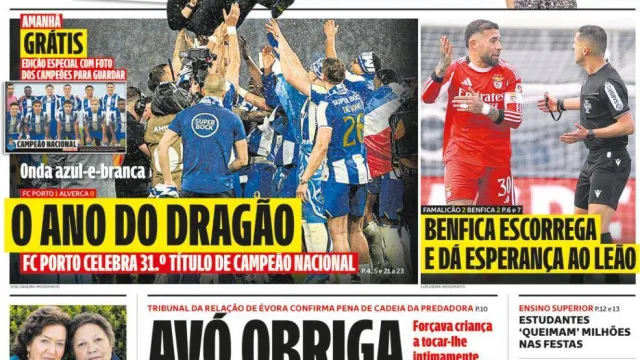 
                    Hoje é notícia: Obriga neta a pornografia; 1.º filho acima de 45? Há mais
                
