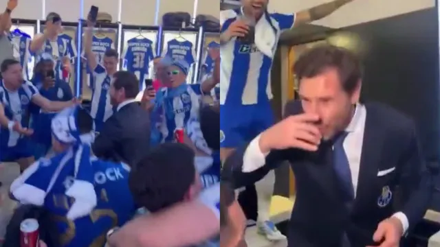 Da dança ao shot. Villas-Boas como nunca o viu no balneário do FC Porto