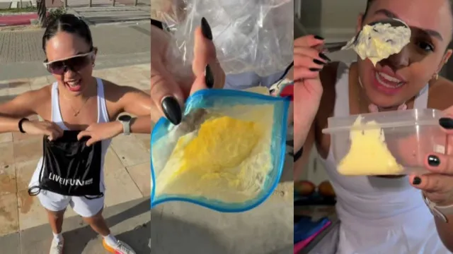 
                    Fazer manteiga enquanto corre? Eis as consequências desta trend viral
                