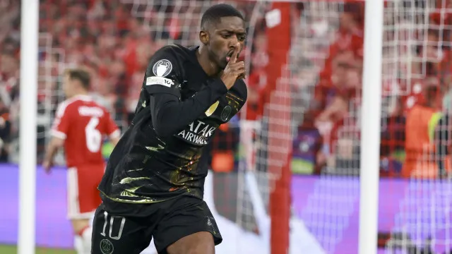 Quem seria o destinatário? Celebração de Dembelé dá que falar