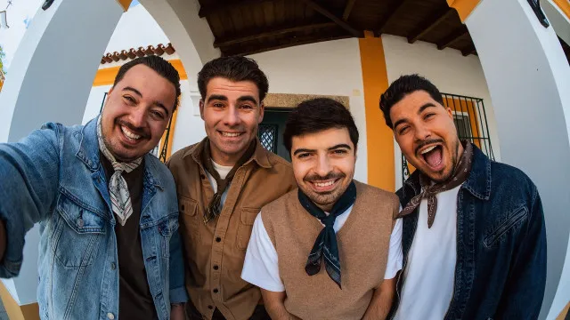 
                    Vizinhos vão dar concerto em casa de um fã. 