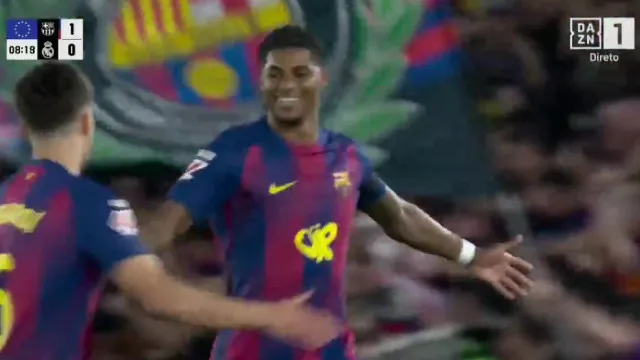 Para Amorim ver? O golaço de Rashford que deixa o Barça à beira do título