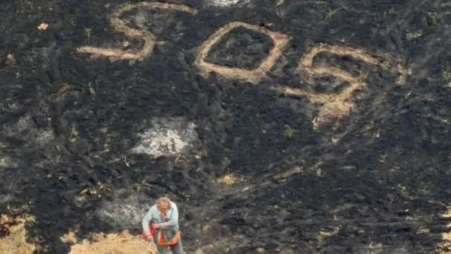 Incêndio em ilha da Califórnia. Marinheiro encalhado pode ser o culpado