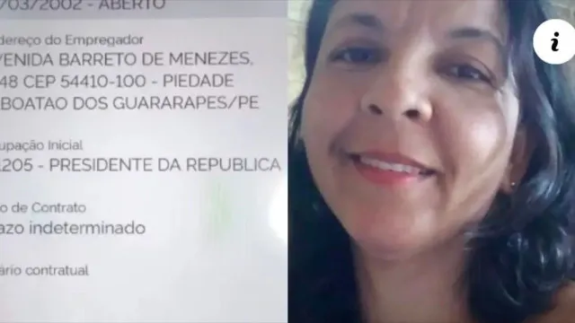 
                    Mulher desempregada descobre que é... Presidente da República há 24 anos
                