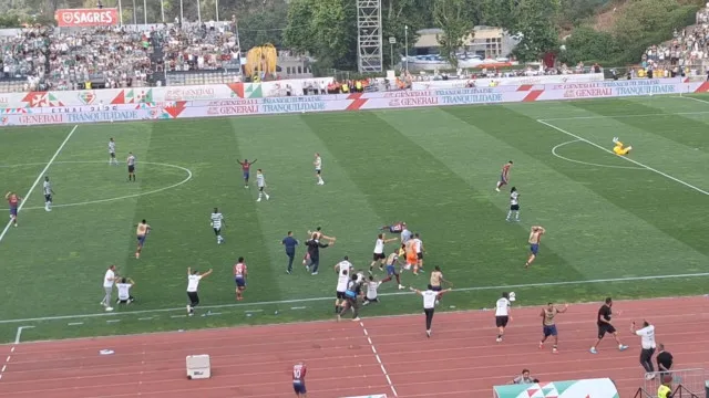 Euforia no Jamor após Torreense bater o Sporting e vencer a Taça