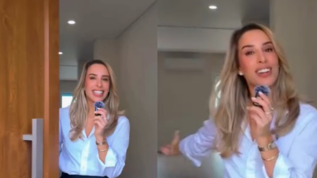 Helena Coelho mostra nova casa.
