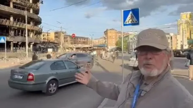 
                    No meio da destruição, Isaltino está em Kyiv e assume: 