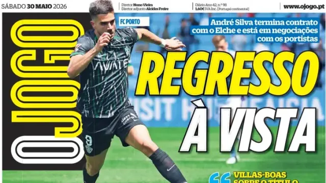 
                    Por cá: Águia corre atrás de António Silva e 