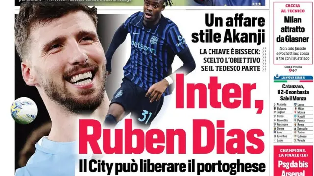 Lá fora: Rúben Dias agita mercado em Itália e Champions a um passo do fim