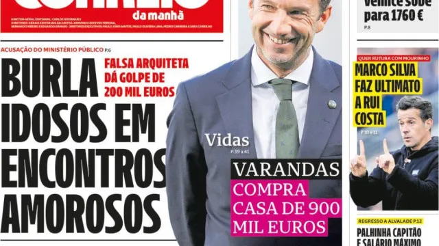 
                    Hoje é notícia: Burla idosos em encontros amorosos; Menos 265 vigilantes
                