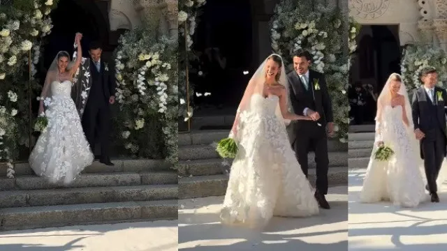 
                    Pote, jogador do Sporting Pedro Gonçalves, casou-se
                