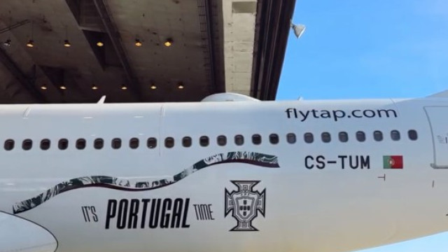 TAP revela avião que vai levar Portugal ao Mundial2026