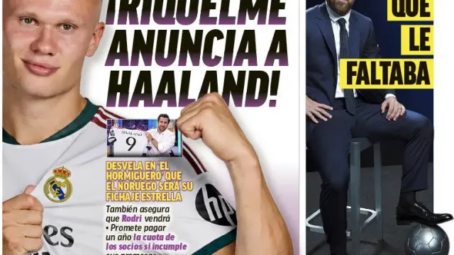 
                    Lá fora: Florentino confirma Mourinho, Riquelme promete Haaland
                