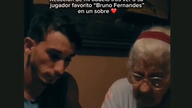 Reação de avó ao receber cromo deixou Bruno Fernandes em lágrimas
