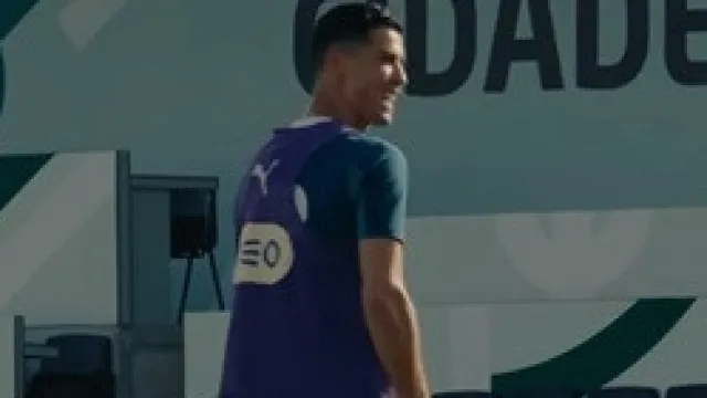 Cristiano Ronaldo não perdoou... nem a brincar. Português brilhou assim