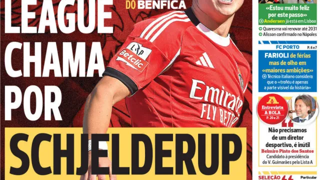 
                    Por cá: Schjelderup cotado em Inglaterra e Farioli aponta à próxima época
                