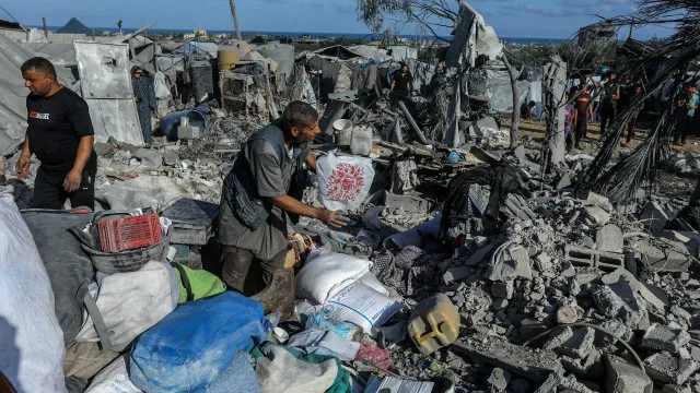 
                    Ataque aéreo de Israel a esquadra na Faixa de Gaza provoca cinco mortos
                