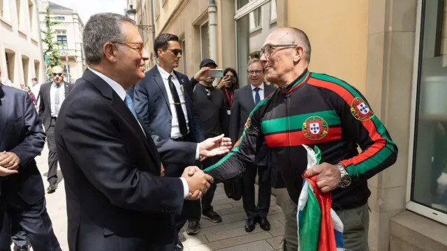 As imagens de Seguro no Luxemburgo: "Casa onde Portugal também vive"