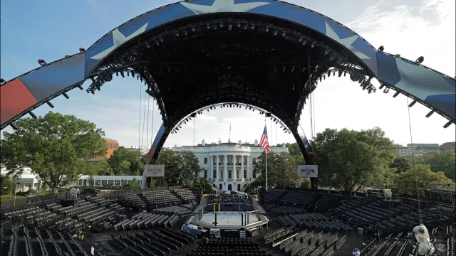 
                    Juiz deixa Trump acolher combates de UFC no relvado sul da Casa Branca
                