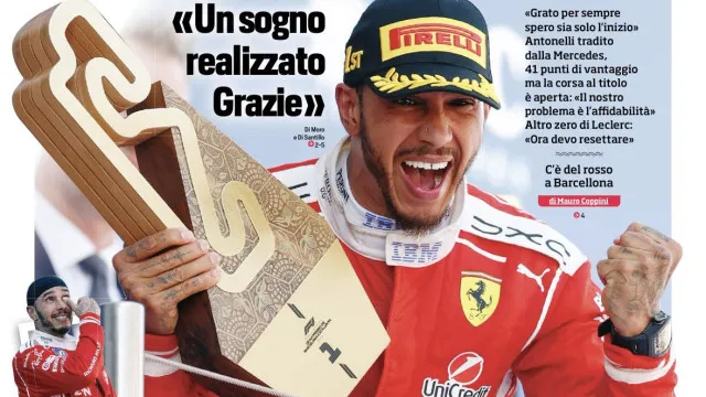 
                    Lá fora: Mourinho 'intromete-se' na festa de Lewis Hamilton
                