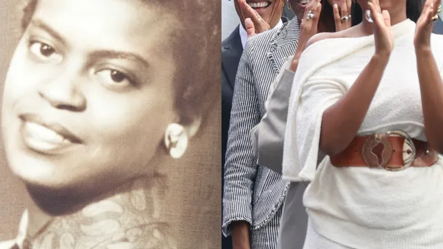 
                    A saia de Michelle Obama com retrato da mãe e a aparição rara das filhas
                