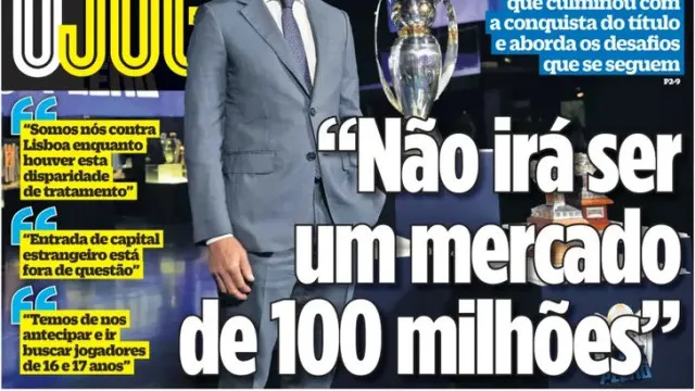 Por cá: Promessa no FC Porto, "alerta" no Sporting e 'miúdo' no Benfica