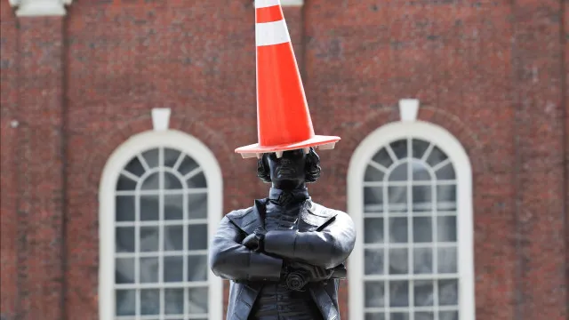 A tradição escocesa que chegou ao Mundial: Cones de trânsito invadem EUA