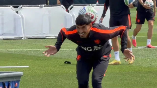Mais um treino pouco convencional, desta vez dos Países Baixos