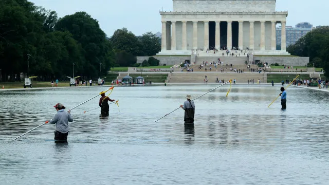 Afinal, o que se passa com o Espelho d'Água do Memorial Lincoln?