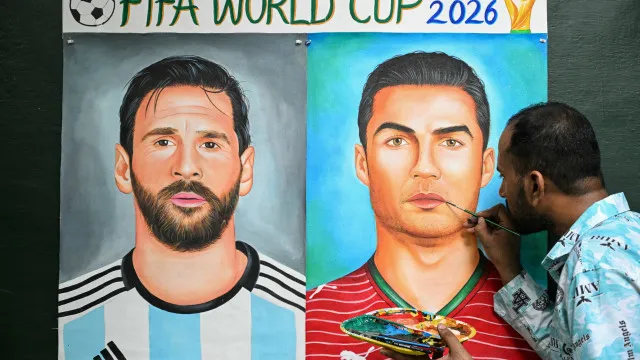 
                    Argentina voa... e CR7 já sabe rota para a 'última dança' com Messi 
                