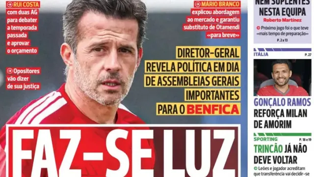 
                    Por cá: Marco Silva já se veste à Benfica antes de Portugal ir a jogo
                